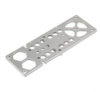 Butée de rail de guidage à angle droit au design innovant de 260 mm pour des coupes précises dans vos tâches de travail du bois