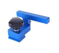 Butée de rail en alliage d'aluminium pour systèmes de scie à table, bloc d'arrêt réglable pour le travail du bois, outil de limitation de longueur de goulotte compatible avec (type 30)