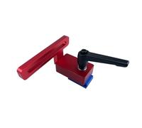 Butée de rail en T for le travail du bois, limiteur de rainure en T, guide de guidage de rail d'onglet en aluminium, butée de goulotte, accessoire d'établi for menuisier et bricoleur(B)