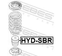 Butée de ressort Essieu arrière HYD-SBR FEBEST pour HYUNDAI KIA