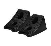 Butée de roue de garage - Blocs de stationnement de véhicule durables pour une utilisation de garage | Garage à roues mobiles de 2 paquets, arrêt de positionnement des pneus non insaisissables pour au