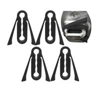 Butée de serrure de porte de voiture - Amortisseur de protection autocollant, 4 pièces tampon de réduction du bruit pour portes de voiture - Pour camions, berlines, véhicules, pick-ups SUV Entretien