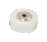 Butée de sol plate laiton chromé diamètre 30mm sans vis 1130CB