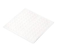 Butée de suspension adhésif transparent rond ou carré semi cylindrique différentes tailles, möbelpuffer, fermeture de portillon lot de coussinets de meubles-tampon-fabriqué en europe, zylindrisch 10 x 1 mm