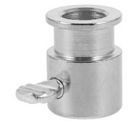 Butée de Tige pour Rôtissoire M5 en Fer Chromé, Fixation Stable | Finition Argentée Polie sans Bavures, Diamètre Intérieur 11mm, pour Broches de Barbecue à Charbon, Cuisson Extérieure