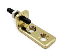 Butée de trémolo en laiton avec vis de montage et clé pour guitare électrique, stabilisateur de pont durable et pièces de ponts flottants