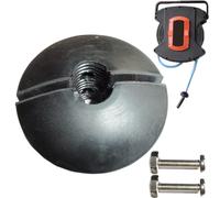 Butée de tuyau réglable - Enrouleur de tuyau en caoutchouc, outil de rechange à ressort | Butée de boule de tuyau à ressort, enrouleur de cordon en caoutchouc, pare-chocs en caoutchouc robuste, pièces