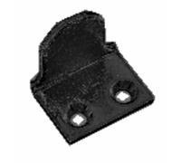 Butée de volet coudée à visser - Haut - zingué noir - Lot de 10 BRICOZOR