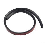 Butée d'eau en silicone pour douche et salle de bain, paroi de douche flexible pour séparation entre eau et poussière, 30 mm de hauteur, noir/bleu/gris/transparent/rose/blanc/kaki (noir, 100 cm)