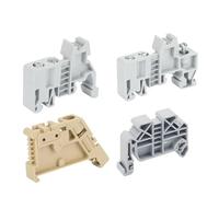 Butée d'extrémité for bornier de rail DIN NS35 E/UK E/UK2 EW35 WKF35 249-117 Pince d'extrémité for support de marqueur de connecteur universel(EW35-YELLOW)