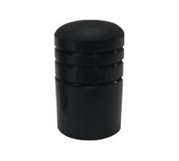 Butée en composite avec tampon élastomère pour volet battant - noir