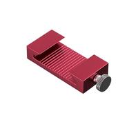 Butée graduée professionnelle en métal avec marquage transparent - Convient pour le dessin technique, l'artisanat et les mesures scientifiques - Règle industrielle - Accessoire de positionnement