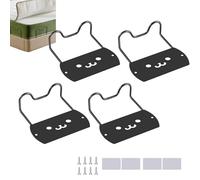 Butées antidérapantes pour matelas - 4 pièces haute résistance antidérapante - Soutien-gorge de matelas pour base de lit métallique | Pour utilisation dans la maison, la famille, la chambre, le