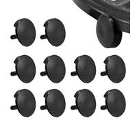 Butées Caoutchouc Fryer Air - 1,2x0,67x0,31 Pouce Thermorésistant Anti-rayure | 10 Pièces Pieds Protection Panier Friteuse | Pour Plateau Marques Instant, Réutilisable Évite Glissement 220°C