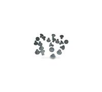 Butees De Grilles (X20) Diam. 12mm - H11mm Pour Table De Cuisson Arthur Martin Electrolux Faure