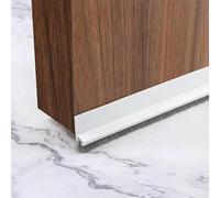 Butées de porte, balais de porte et bandes d'étanchéité pour portes extérieures et intérieures, bandes d'étanchéité à brosse améliorées - BLANC - 50 mm - 1 m