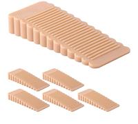 Butées de porte - Cales en caoutchouc antidérapantes for les espaces entre les portes et le sol - Lot de 6 - Idéales for la maison, le bureau et l'industrie(Orange)