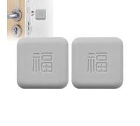 Butées de porte Crash Pad - Couvercle de bouton adhésif en silicone de 5 cm, design absorbant les chocs, protecteur mural durable | Pare-chocs d'arrêt réutilisable avec caractère Fu Pa