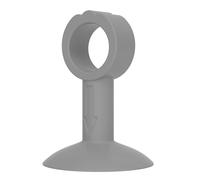 Butées de porte en caoutchouc Butée anti-collision Type ventouse Couvercle poignée Coussin protection silencieux 3 pièces(Grey)