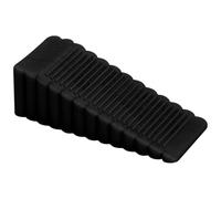 Butées de porte - Grandes butées de porte | Cale de porte | Caoutchouc robuste | Brouillage antidérapant | Cales en caoutchouc facile à placer | Butée noire pour toutes les surfaces de sol Design