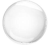 Butées de porte lot de 12 pièces en silicone transparent