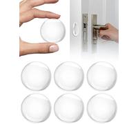 Butées de porte lot de 6 pièces en silicone transparent