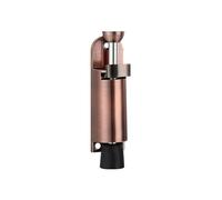 Butées de porte télescopiques à ressort, kit sécurité position réglable avec frein pied, cales for joint inférieur(Copper,Large)