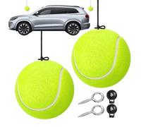 Butées de Stationnement Garage - 2 Pièces Balle de Tennis avec Corde pour Arrêt Voiture - Guide d'Arrêt Précise pour Positionnement Automobile Sécurité Débutants SUV Villa Conducteur