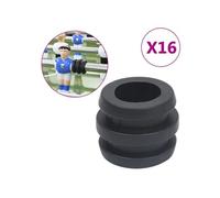 vidaXL 16x Butées de Tige de Baby-foot pour Tige Remplacement de Baby-foot Accessoire de Table de Football Maison Intérieur Salle de Jeux 15,9/16 mm Multicolore