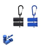 Butées d'escalier pour équerre de charpente, avec support et boutons à mousqueton - Outil de traçage polyvalent pour équerres de menuiserie, limons métalliques et chevrons (C)