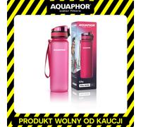 Butelka filtrująca Aquaphor CITY Tritan 0,5l kolor różowy i wkład filtrujący AQU