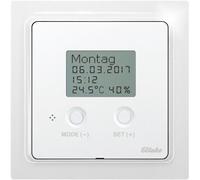BUTH55ED/12V DC-am Eltako Horloge de bus thermo-hygrostat montage apparent (en saillie)