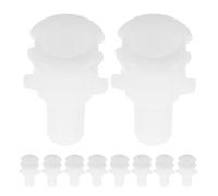 BUTIFULSIC 10 Pièces Accessoire de Support de Palette D'air Conditionné en Plastique Blanc pour Conduit D'air, Résistant Déformation, Améliorant la Direction de L'air pour L'été Vacances