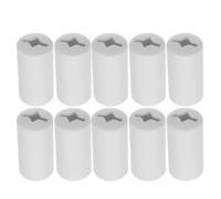 BUTIFULSIC 10 Pièces Bloque-Cordon de Store Tirettes pour Stores Plastique Blanc Sécurité Anti-Strangulation Retrait Rapide et Cordon Maison et Bureau Famille