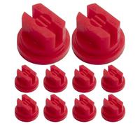 BUTIFULSIC 10 Pièces Buse de Pulvérisation Rouge et Embout Réglable en Plastique Atomisation Stable pour Serrage Agricole pour Zones de Culture et Nettoyage des Cultures Protégées