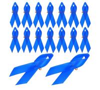 BUTIFULSIC 100 Épingles de Sûreté avec Ruban Bleu Satiné en Polyester et Métal, Usage Polyvalent pour Emballage Présent et Décoration de Vêtements