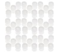BUTIFULSIC 100 Pièces Kit de roulettes pour Rideaux de Fenêtre en Plastique Blanc, Protection Le Blocage Déformation, pour Remplacements Rapides et Rénovations Familiales
