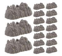 BUTIFULSIC 100 Pièces Petits Cailloux en Pierre Simulée de Chemin de Fer Miniature en Plastique 6,5cm, Design Réaliste, pour Terrariums et Paysages Miniatures DIY, Garçon et Filles
