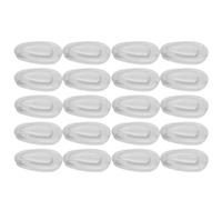 BUTIFULSIC 10paires Plaquettes Nasales Silicone Forme Goutte Eau Coussinets Antidérapants pour Lunettes Accessoires de Remplacement Compatibles avec Soleil pour Adultes