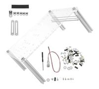 BUTIFULSIC 1ensemble Boîtier PC Ouvert Transparent avec Support Châssis de Test pour Carte Mère Matx de Fixation pour Montage DIY