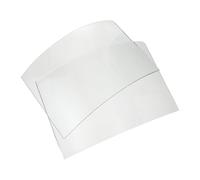 BUTIFULSIC 2 Pièces Lentille de Remplacement en Verre et Couverture Intégrale Visage pour Casque de Sablage Haute Transparence pour Applications Exigeantes et Meulage