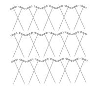 BUTIFULSIC 220 Pièces Pin D'extension De Cheveux De Perruque Épingle Policier Aiguille Broches De Tapis De Blocage Goupille Inoxydable Goupilles De Blocage Imbriquées Acier Inoxydable