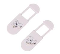 BUTIFULSIC 2pièces Cache Webcam Slide pour Ordinateur Portable et Tablette Protection Vie Privée avec Motif Koala Ultra-Mince et Obturateur de Caméra Anti-espionnage