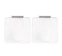 BUTIFULSIC 2pièces Palette de Maquillage Acrylique Portable pour Fond de Teint et Fards à Paupières avec Poignée Ergonomique et Réutilisable