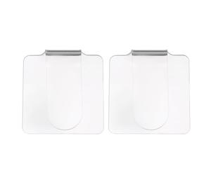 BUTIFULSIC 2pièces Palette de Maquillage Acrylique Portable pour Fond de Teint et Fards à Paupières avec Poignée Ergonomique et Réutilisable