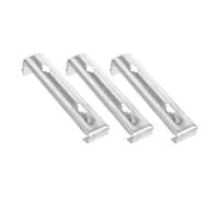 BUTIFULSIC 3 Pièces Gouttière en Alliage D'aluminium Argenté pour Maison Gestion de L'eau et Compatibilité, Design Moderne et Finition Élégante pour Drainage Toiture