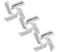 BUTIFULSIC 3 Pièces Lames de Hachoir à Viande Acier Inoxydable Croix pour Moteur Électrique ou Manuel Accessoires pour Broyeur de Chair à Boucher