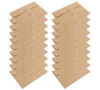 BUTIFULSIC 30 Pièces Enveloppes de Catalogue Kraft avec Fermeture à Ficelle et Bouton, Pochettes pour Projets en Papier, Matériau Robuste, Usage Polyvalent pour Bureau et Famille