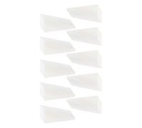 BUTIFULSIC 30 Pièces Tampons pour Manucure Artistique en Éponge Triangle Blanche, Outil Léger pour Nail Art DIY à Domicile ou Salon de Beauté