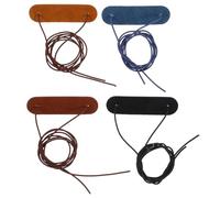 BUTIFULSIC 4pièces Protège-bords de Vache pour Carnet Sangles Élastiques Vintage Accessoires de Bureau pour Carnets Journaux et Planners Fermeture Pratique et Élégante